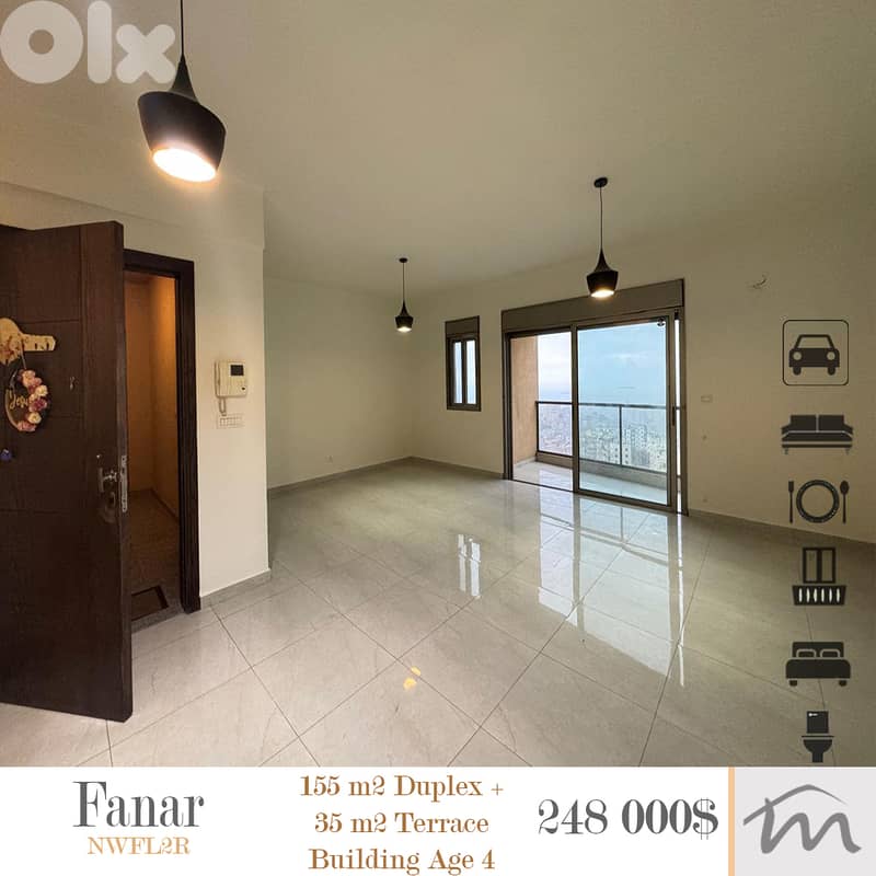 Fanar | Signature 155m² Duplex + 35m² Terrace | Building Age 4 | View 0