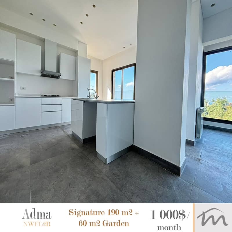 Adma | Signature 190m² + 60m² Garden | Panoramic Sea & Mountain View 0