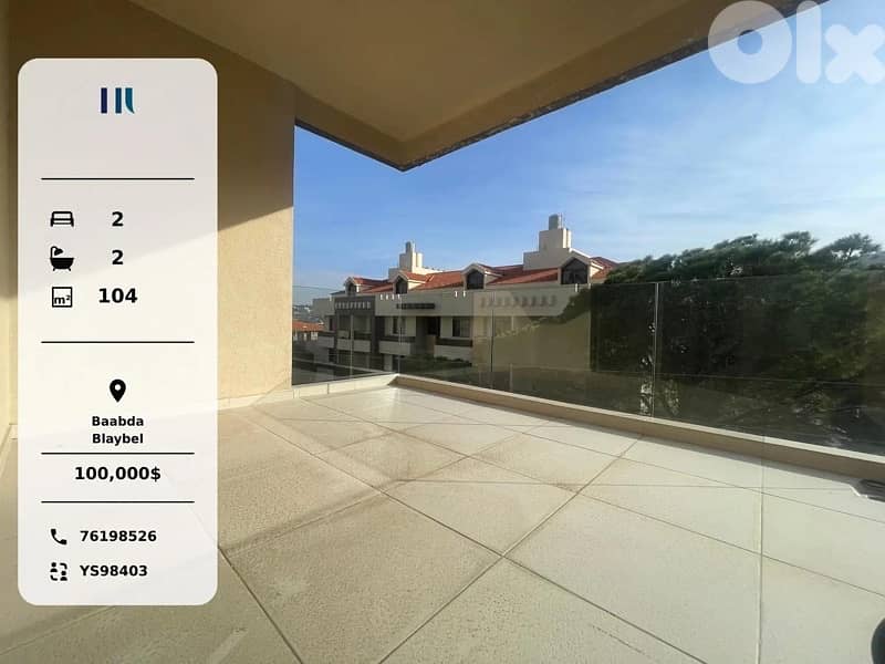 apartment for sale in blaybel , mountain view 0