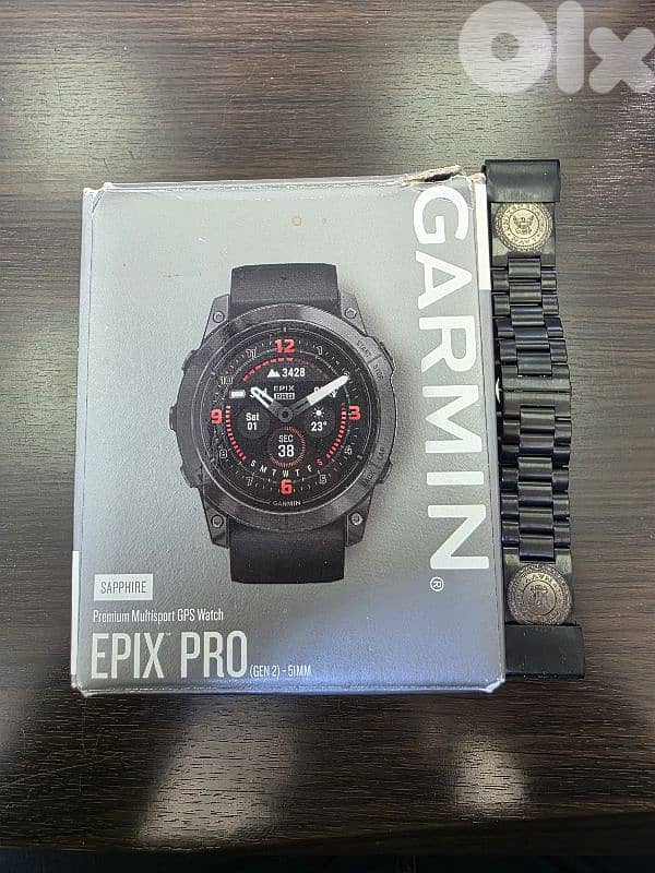 Garmin Epix Pro Gen 2 - 51mm Sapphire AMOLED - Excellent condition 0