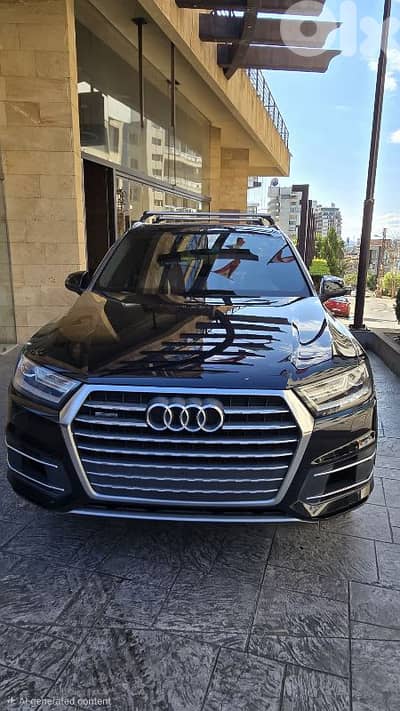 Audi Q7 2017 3.0T Quatro Premium Clean Carfax Car Loan Available