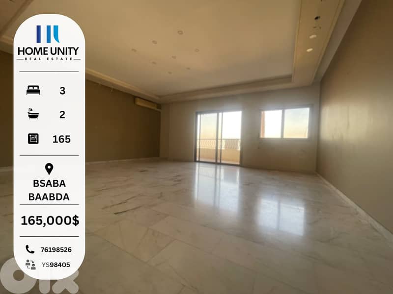 apartment for sale in baabda/bsaba 0