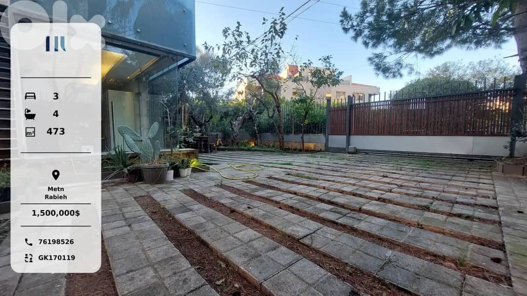super delux apartment for sale in matn - rabieh 0