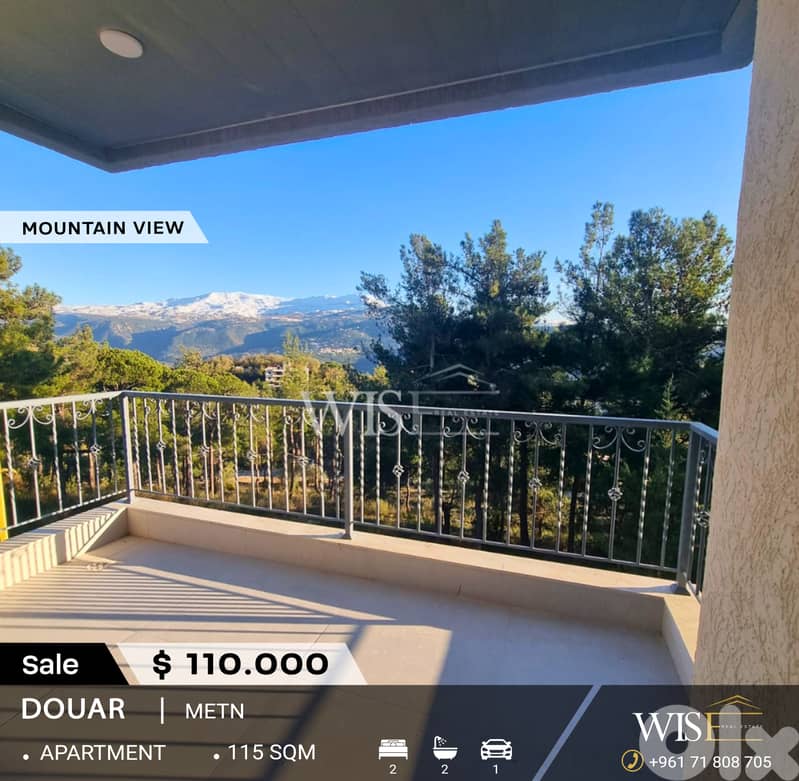 Stunning 115 SQM Apartment for SALE in Baabdat – Douar! 0