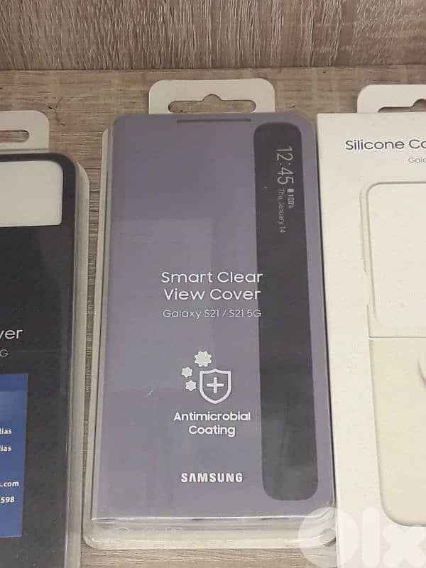 Smart clear view cover Samsung s21 0