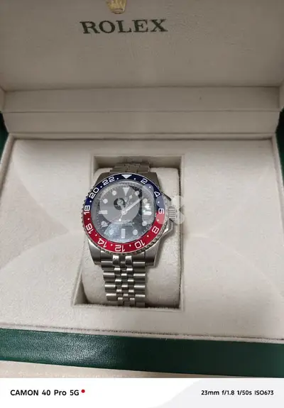 copy 5 A  Rolex GMT master 2 pepsi with box and papers