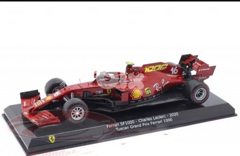 Ferrari SF1000 (1000th Race) C. Leclerc diecast car model 1;24 0