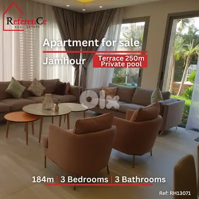 Prime location apartment in Jamhour شقة موقع مميز في الجمهور
