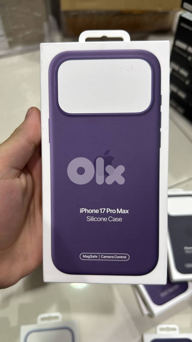 Apple Silicone Case magsafe Iphone 17 Pro Max Purple Fog 0