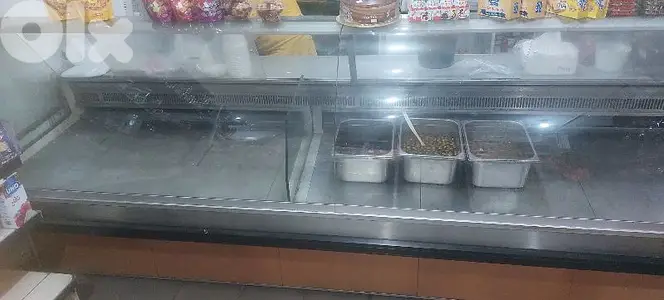 Curved glass (deli and meat ) display Fridge