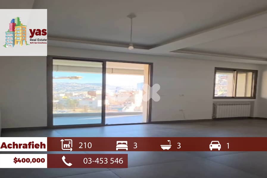 Achrafieh 155m2 | New | Mountain View | High End Finishing | SKH 0