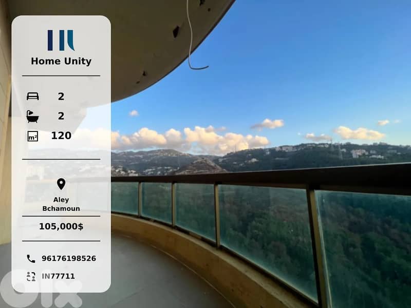brand new apartment for sale in bchamoun el maderes 0