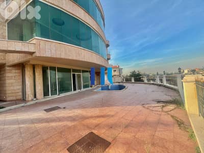 spacious triplex villa for sale in aley town - mountain view
