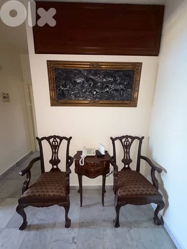 Tables & chairs for sale (negotiable prices) - can be sold separately 0