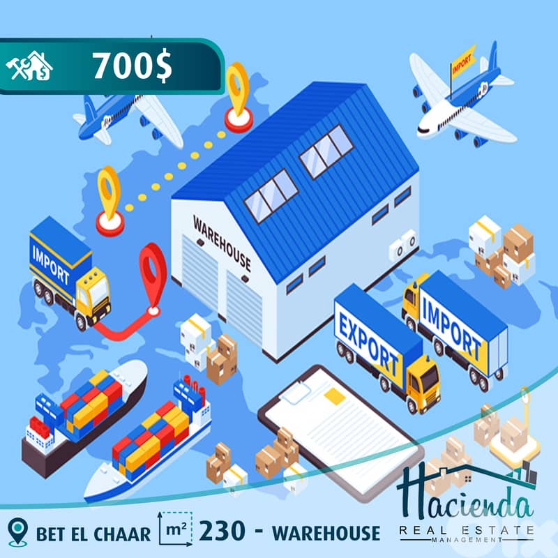 Warehouse For Rent In Bet El Chaar 0