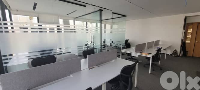 Fitted office for sale Waterfront Dbayeh مكتب مجهز للبيع ضبية FIR2585