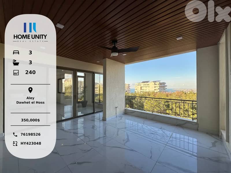 luxurious apartment for sale in dawhet el hoss , 0