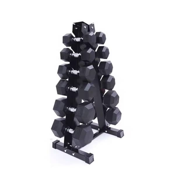 Vertical dumbell rack 6 pairs 0