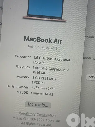 MacBook Air Retina 13' 2019 MacBook Air Retina 13' 2019