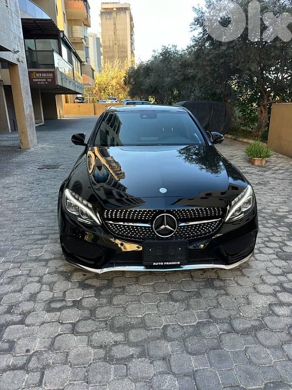 Mercedes C 300 AMG-line 4matic 2017 black (clean carfax-65k miles) 0
