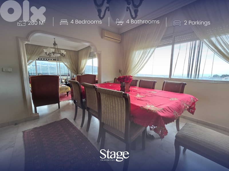 Apartment For SALE In BETCHAY | Open Panoramic View, بطشاي 0