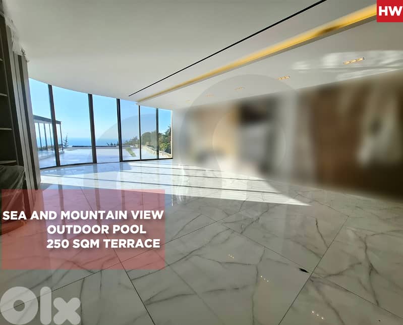 Sea&mountain view/covered parking/maid's room/Adma/أدما REF#HW131646 ! 0