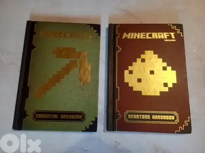 two minecraft books both for 15$