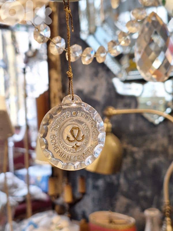 bohemian original stamped large czech chandelier 7