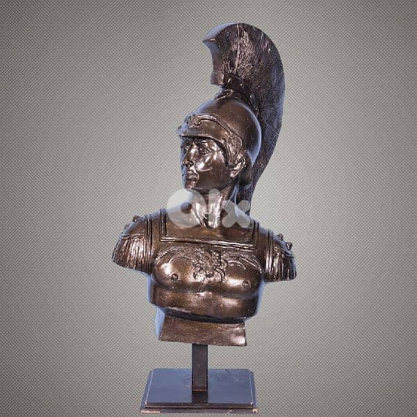 Bronze statue bust 75cm 2