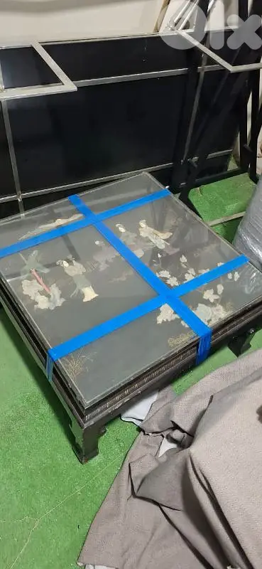 Chinese Coromandel-style lacquer coffee table