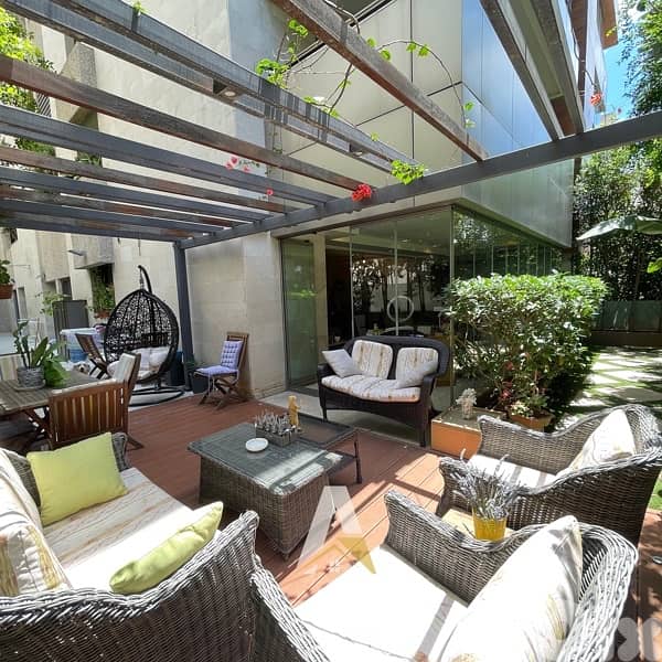 280 sqm High-End Apartment With Terrace & Garden in MANSOURIEH 0