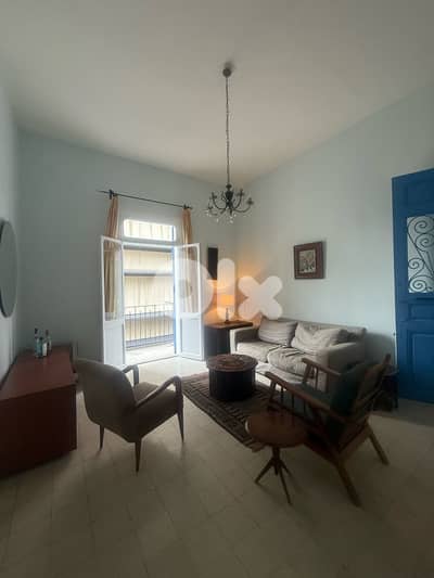 Furnished Traditional apartment with Character for Rent in Gemmayzeh.
