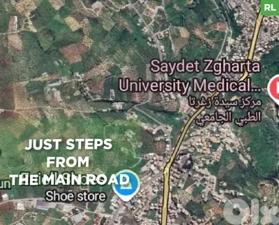 Land Just steps from the main road In Zgharta /زغرتا REF#RL131738