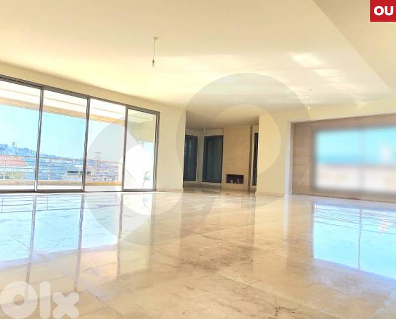 Huge terrace/heating system/Elevator/Ac/Rabieh/الرابية ! REF#OU131753 0