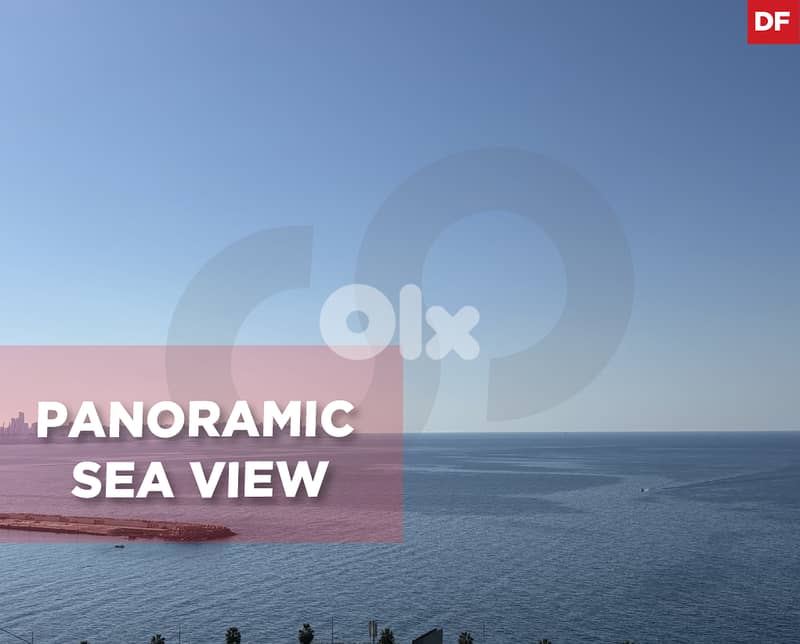PANORAMIC SEA VIEW - DREAM HOME IN DBAYEH /ضبيه REF#DF119787 0