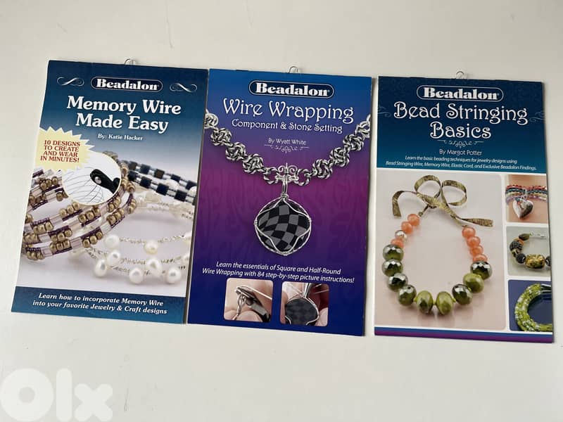 Bundle / 3 Beadalou / Memory Wire / WireWrapping / stringing Beads 0
