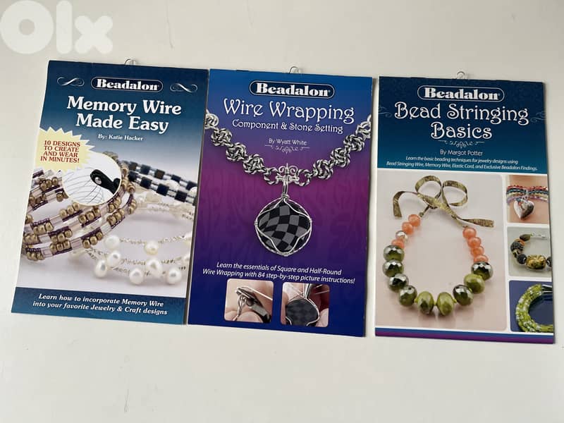 Bundle / 3 Beadalou / Memory Wire / WireWrapping / stringing Beads 0