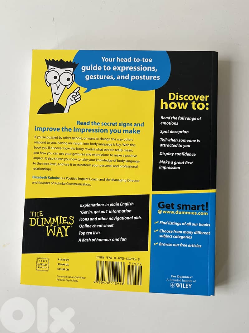 Body Language for Dummies / Elizabeth Kuhnke 1