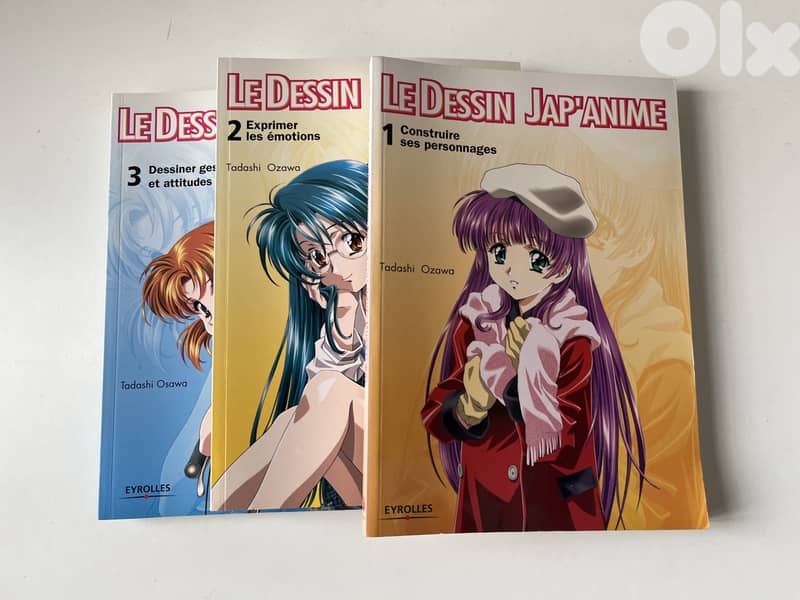 Anime / Manga / Le dessin Jap'anime / Tadashi Ozawa / TOME 1, 2, 3 0