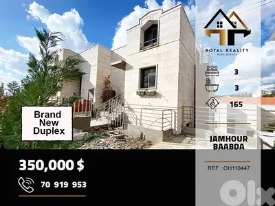 villa for sale in jamhour baabda فيلا للبيع في جمهور بعبدا