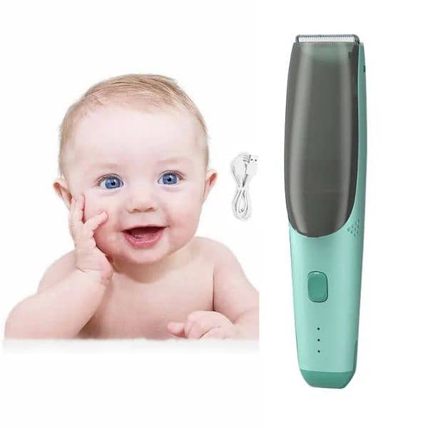 Quiet Baby Hair Clipper with Built-in Vacuum 3
