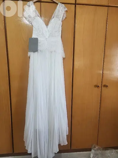 wedding engagement  christening dress 38 فستان ابيض