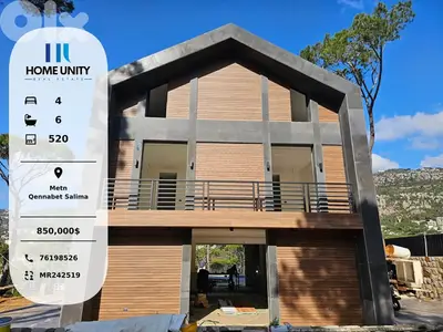 luxurious triplex villa for sale in baabdat with payment faciclities