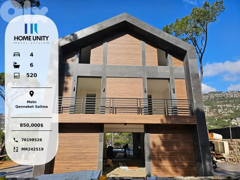 luxurious triplex villa for sale in baabdat with payment faciclities 0