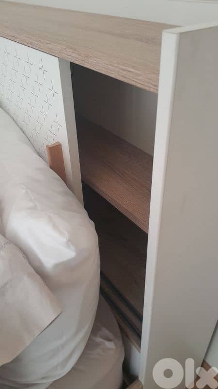 double bed + mattress + cabinet + carpet 1