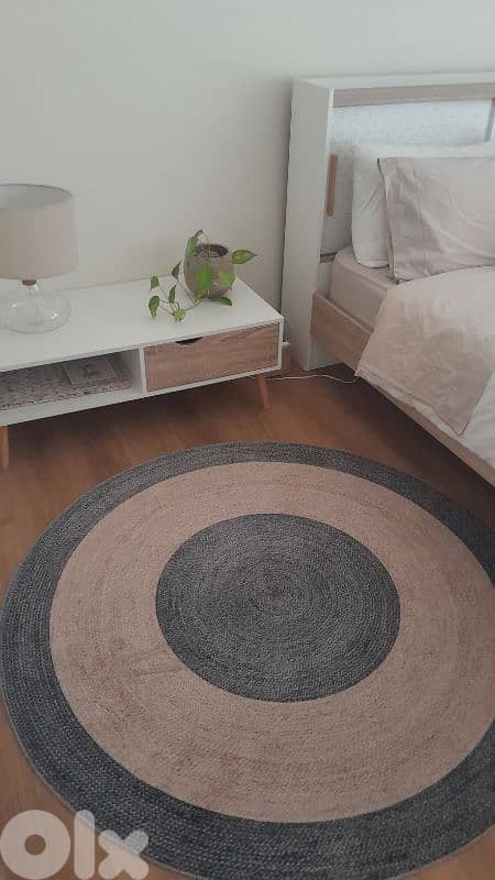 double bed + mattress + cabinet + carpet 2