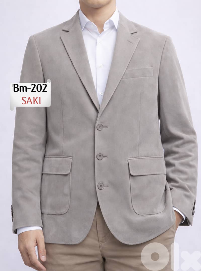 European Collection of Suede, Poly-Cot, & Bomull Blazers 2