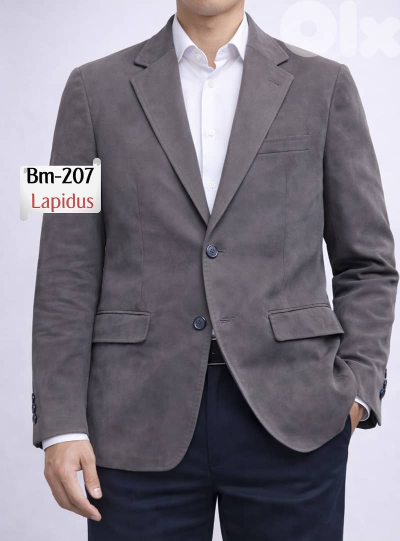 European Collection of Suede, Poly-Cot, & Bomull Blazers 7