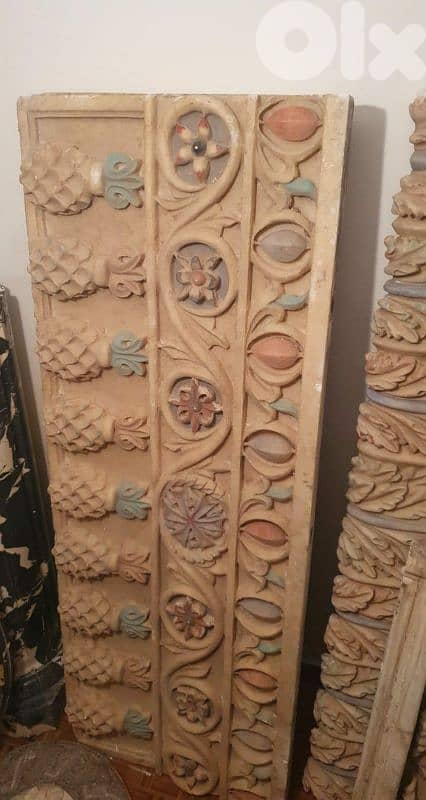 Set of 3 Decorative Architectural Relief Panels 1