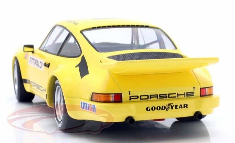 Porsche 3.0 RSR Iroc 1973 (E. Fittipaldi) diecast car model 1;18. 3